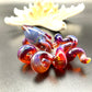 Hazy Red Lokis Lipstick Octopus Pendant