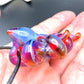 Hazy Red Lokis Lipstick Octopus Pendant
