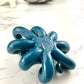 Vibrant Peacock Octopus Pendant with Berry Gumbolt Accents