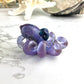 Opal Lavender Octopus Pendant with Blue Green Accents