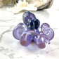 Opal Lavender Octopus Pendant with Blue Green Accents