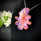 Purple Lilac Octopus Pendant with Caramel Suckers