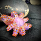 Purple Lilac Octopus Pendant with Caramel Suckers