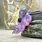 Pink Slime Octopus Pendant with Blue/Green Accents