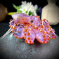 Purple Lilac Octopus Pendant with Caramel Suckers