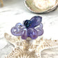 Opal Lavender Octopus Pendant with Blue Green Accents