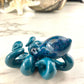 Vibrant Peacock Octopus Pendant with Berry Gumbolt Accents