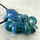 IO Star Blue Octopus Pendant with Irrid Accents
