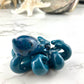 Vibrant Peacock Octopus Pendant with Berry Gumbolt Accents