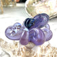 Opal Lavender Octopus Pendant with Blue Green Accents