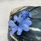 Light Blue Octopus Pendant with Black and Blue Accents