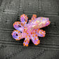 Purple Lilac Octopus Pendant with Caramel Suckers