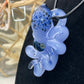 Light Blue Octopus Pendant with Black and Blue Accents