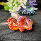 Amber Purple Octopus Pendant Caramel Suckers