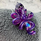 Royal Jelly Purple Octopus Pendant with Gilson Opal and Black & White Accent Speckles