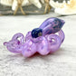 Pink Slime Octopus Pendant with Blue/Green Accents
